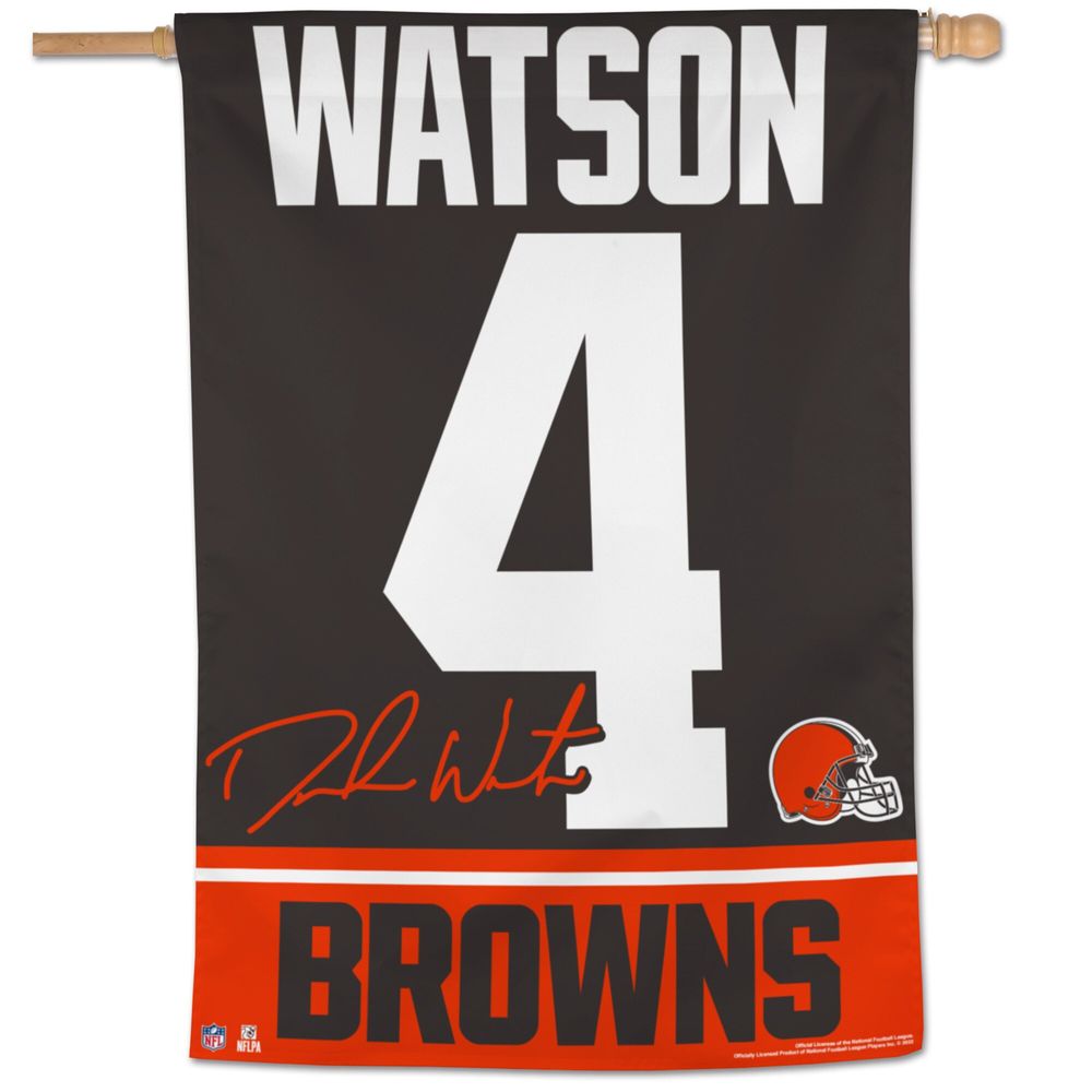 WinCraft Deshaun Watson Cleveland Browns 28'' x 40'' Single-Sided Vertical Banner