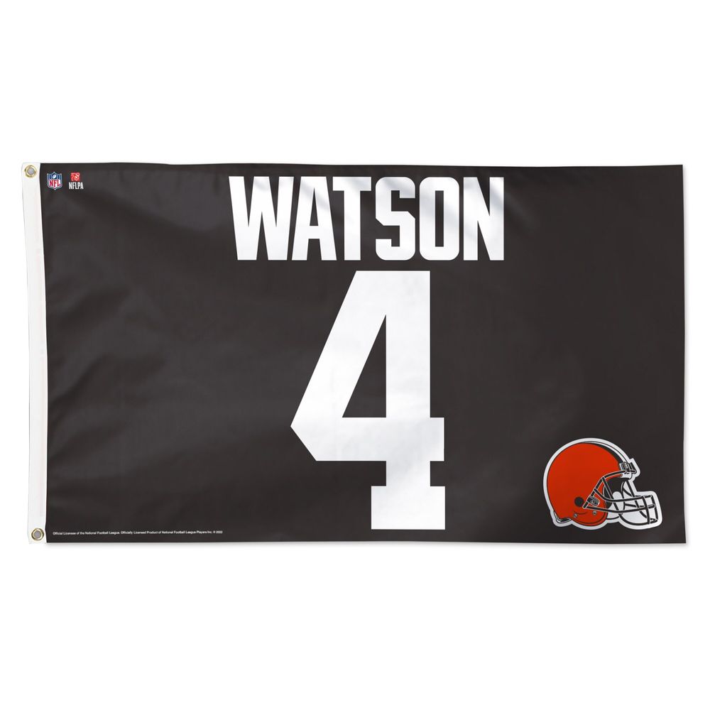 WinCraft Deshaun Watson Cleveland Browns 3' x 5' Deluxe Single-Sided Player Flag