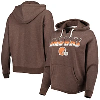 Chandail à capuchon Colour Rise Kennedy des Cleveland Browns '47 pour femmes, brun