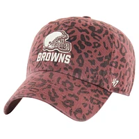 Casquette réglable '47 marron Cleveland Browns Tawny Clean Up pour femmes