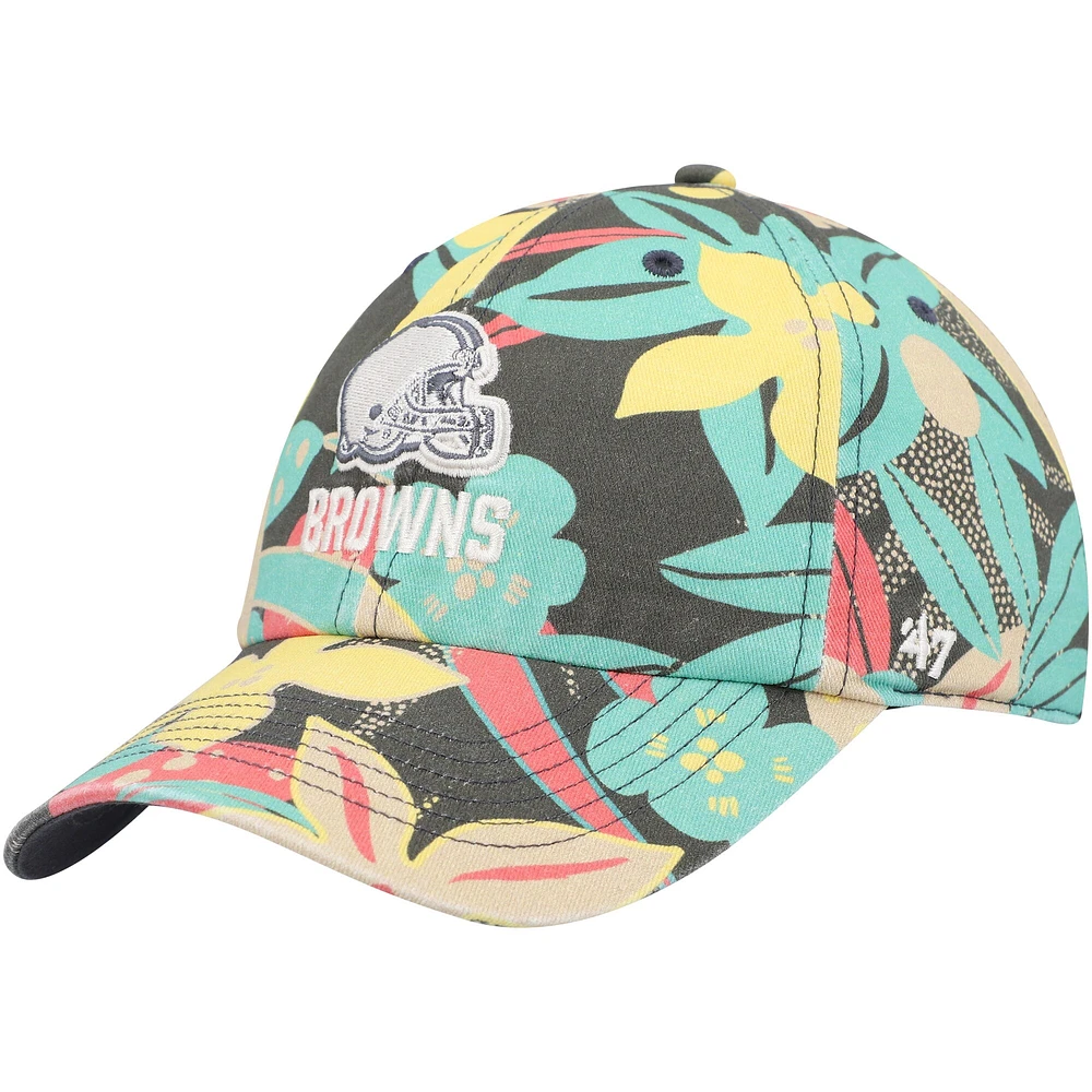 Women's '47 Cleveland Browns Plumeria Clean Up Adjustable Hat