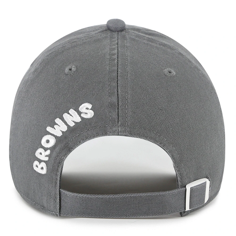 Casquette ajustable Bright Side Clean Up 47 grise pour femme des Cleveland Browns