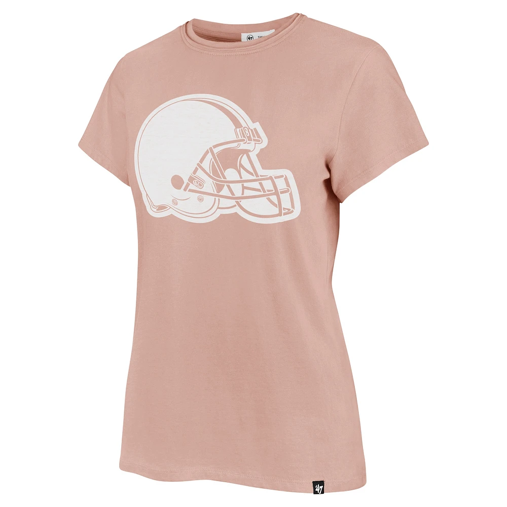 Women's '47  Light Pink Cleveland Browns Premier Frankie T-Shirt