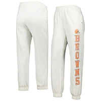 Women's '47 Oatmeal Cleveland Browns Harper Joggers