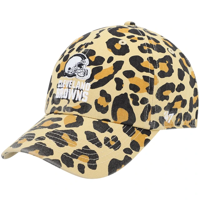 Toronto Blue Jays '47 Women's Cheetah Clean Up Adjustable Hat - Tan