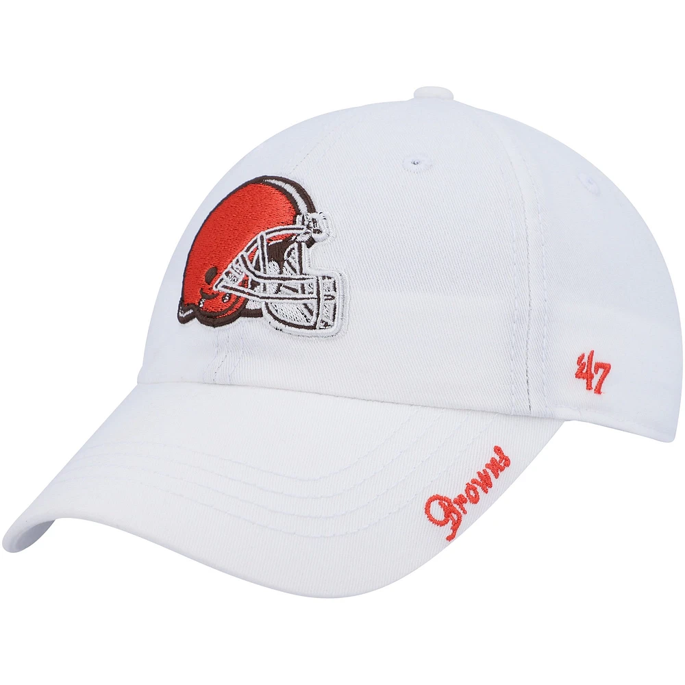 Casquette réglable '47 Cleveland Browns Miata Logo Clean Up pour femme