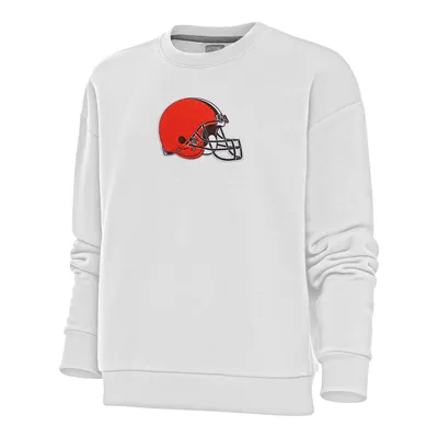 Lids Cleveland Browns Antigua Women's Victory Chenille Pullover