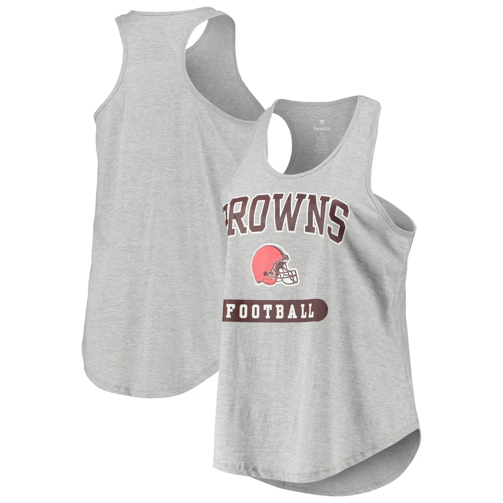 Lids Cleveland Browns Women's Plus Team Racerback Tank Top