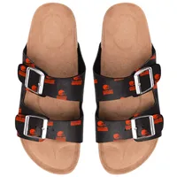 Cleveland Browns Women's Mini Print Double Buckle Sandal