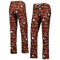 Concepts Sport Pantalon en tricot pour femme Cleveland Browns Breakthrough Marron