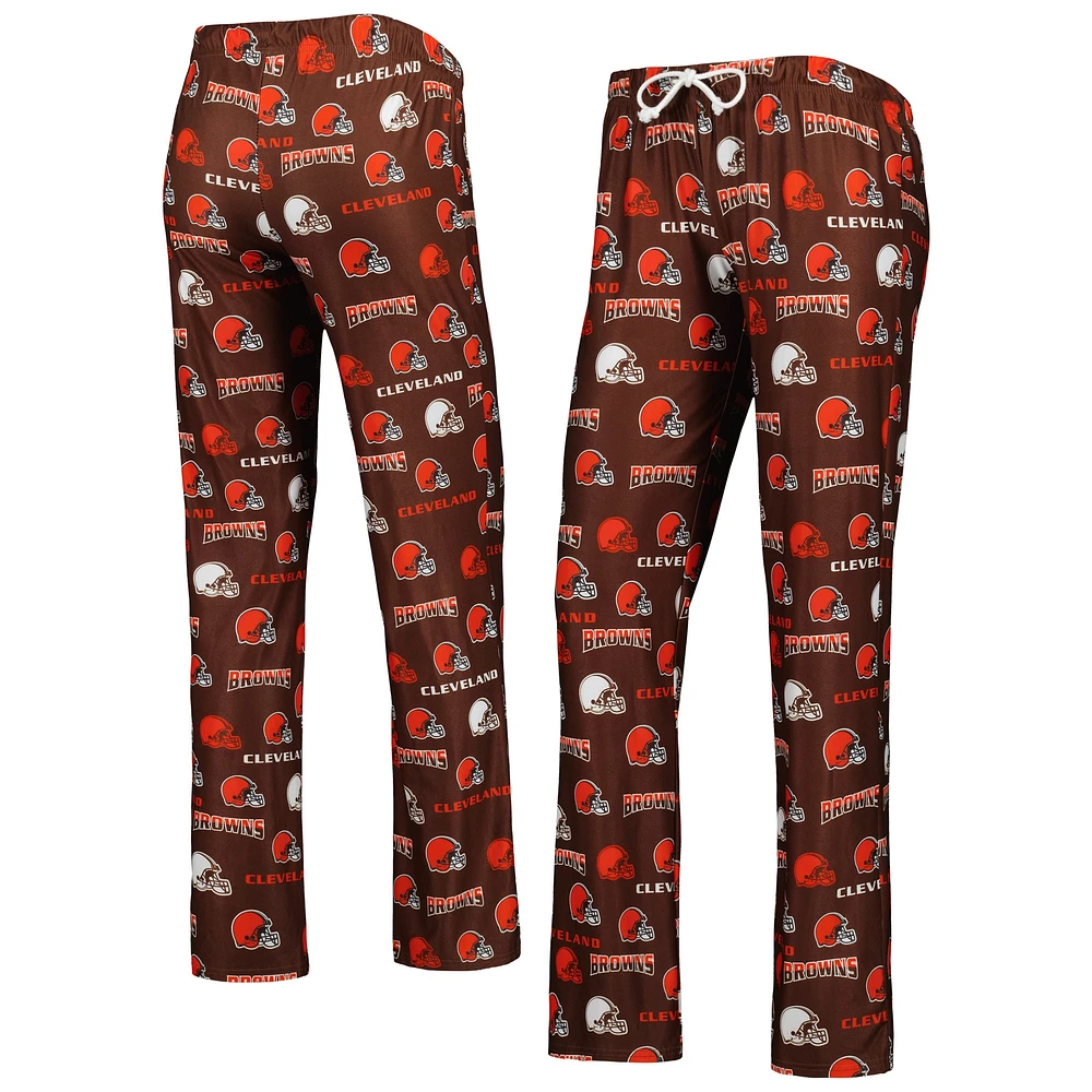 Concepts Sport Pantalon en tricot pour femme Cleveland Browns Breakthrough Marron