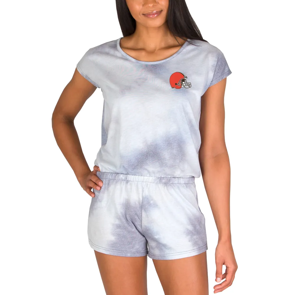 Lids Cleveland Browns Concepts Sport Women's Marina Romper - Gray