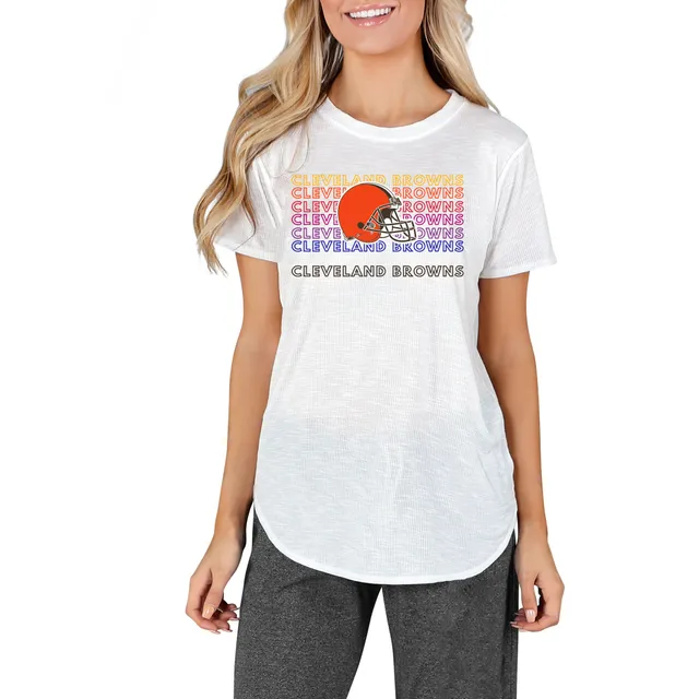 Women's Concepts Sport White Cincinnati Bengals Gable Knit T-Shirt