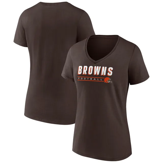 Women's Fanatics Branded Brown Cleveland Browns Shine Time V