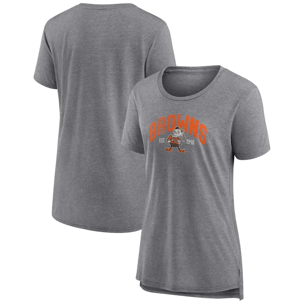 Women's Fanatics Branded Heathered Gray Buffalo Bills On Side