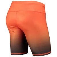 Women's FOCO Orange Cleveland Browns Gradient Biker Shorts