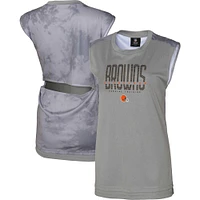 Débardeur sans sueur Cleveland Browns gris pour femme