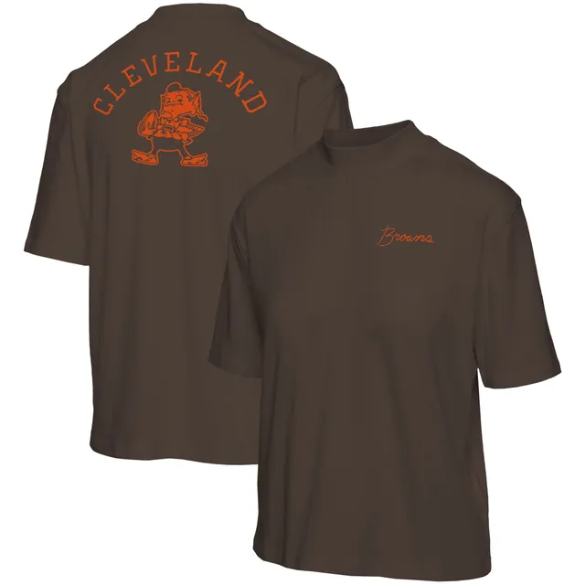 Men's Junk Food Heathered Gray Cleveland Browns Disney Mickey QB T-Shirt