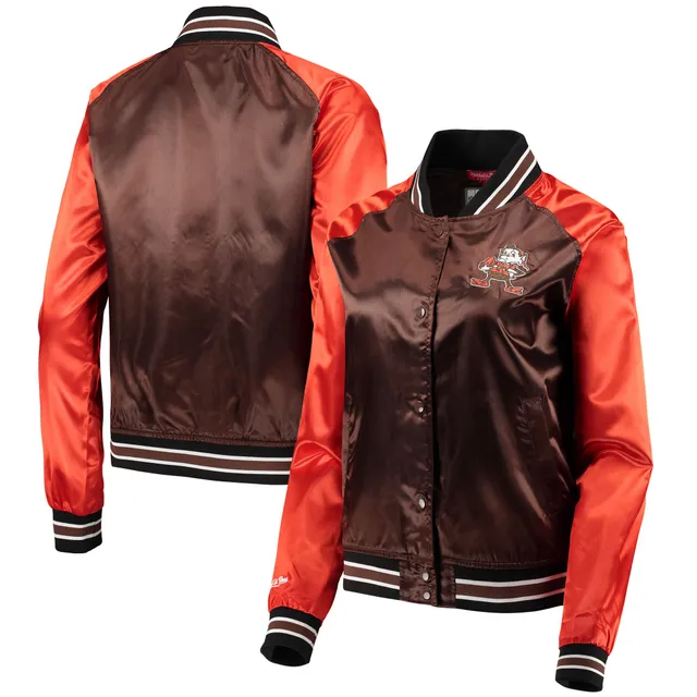 Vintage Brown G-III Cleveland Browns Leather Jacket