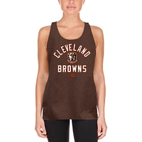 Women's New Era Brown Cleveland Browns 2024 NFL Training Camp Tank Top