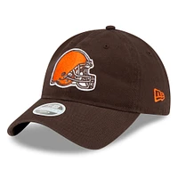 Women's New Era  Brown Cleveland Browns Core Classic 9TWENTY Adjustable Hat