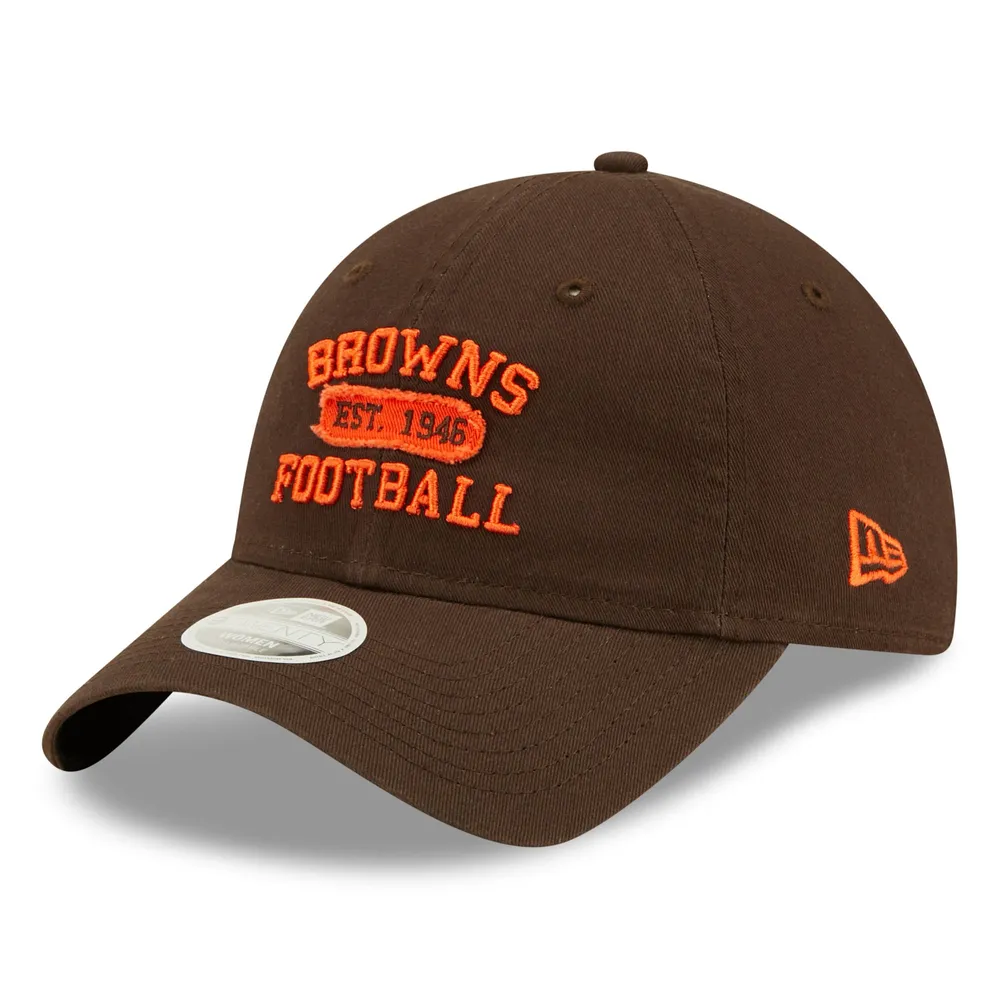 Women's New Era Brown Cleveland Browns Formed 9TWENTY Adjustable Hat