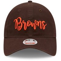 Lids Cleveland Browns New Era Women's Script 9TWENTY Adjustable