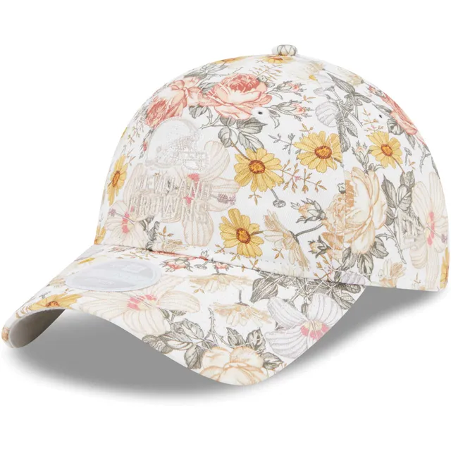 Chicago Cubs Ladies Royal Floral 9TWENTY Adjustable Cap