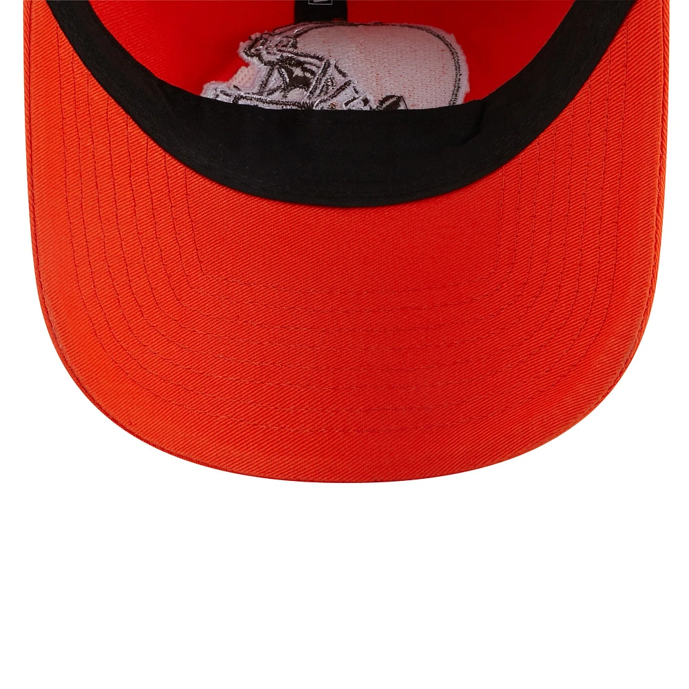 Casquette ajustable orange Cleveland Browns Core Classic 2.0 9TWENTY New Era pour femme