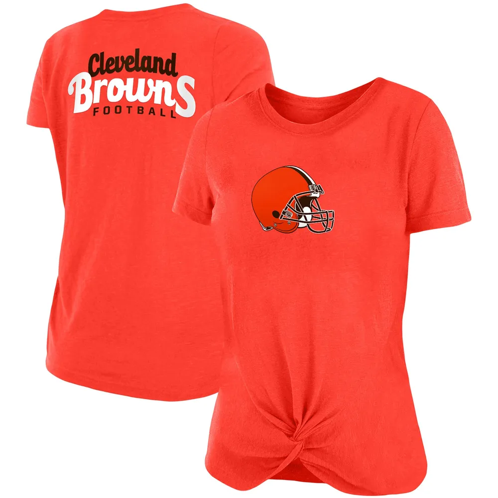 Lids Cleveland Browns New Era Women's Slub T-Shirt with Front