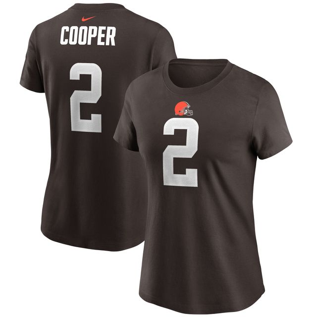 T-shirt Nike Amari Cooper marron avec nom et numéro de joueur des Cleveland Browns pour femme