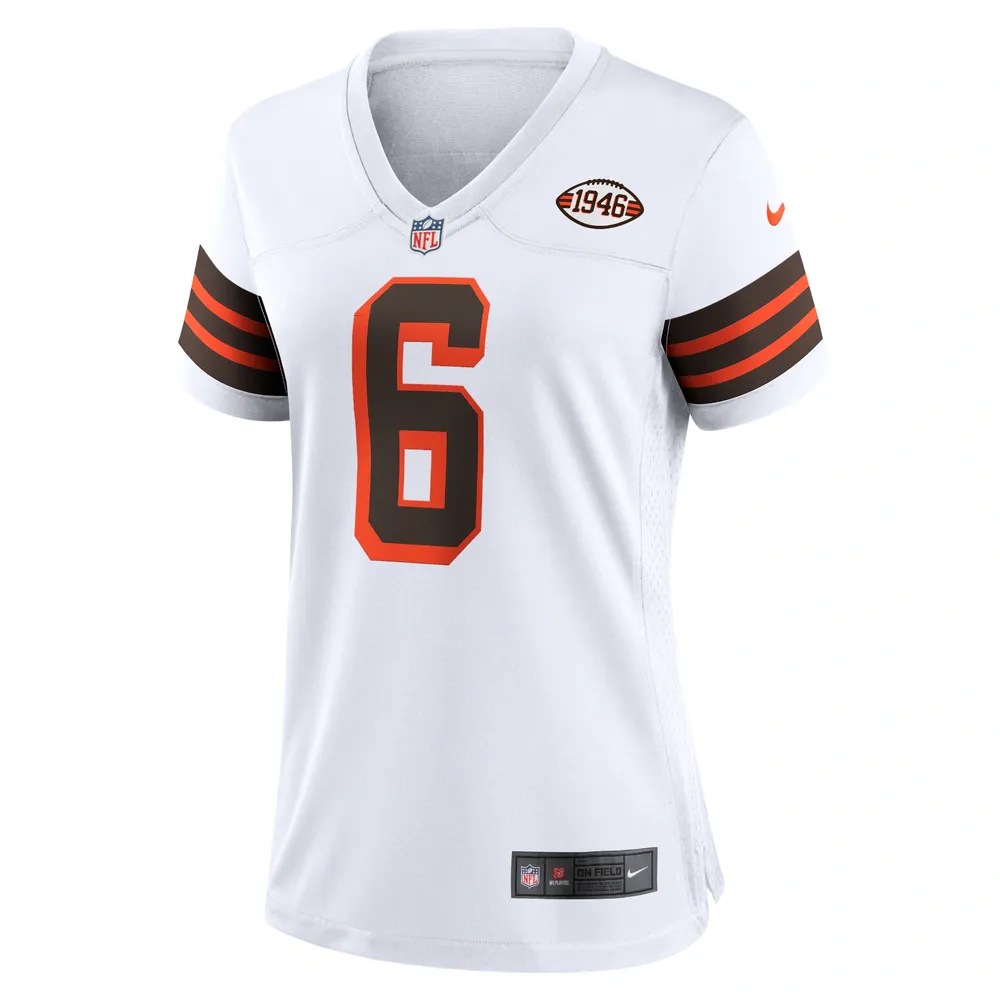 Nike Women's Nike Baker Mayfield White Cleveland Browns 1946