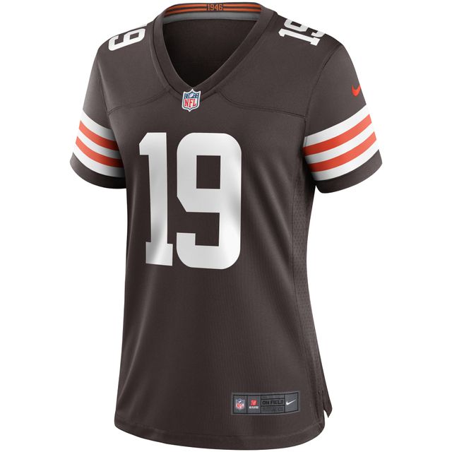 Maillot de joueur retraité Nike Bernie Kosar Brown des Cleveland Browns pour femme