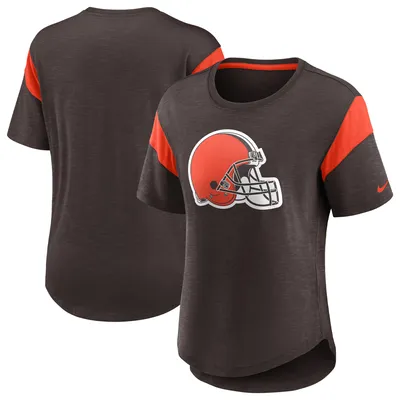 Lids Cleveland Browns Nike Fashion Performance Polo - White/Brown