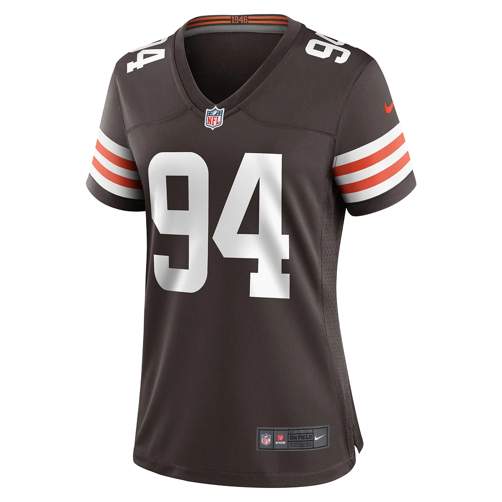 Women's Nike Dalvin Tomlinson Brown Cleveland Browns Game Player Jersey