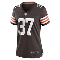 Maillot Nike D'Anthony Bell marron pour femme des Cleveland Browns Game Player