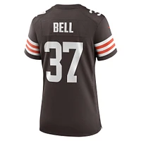 Maillot Nike D'Anthony Bell marron pour femme des Cleveland Browns Game Player