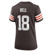 Women's Nike David Bell Brown Cleveland Browns Game Jersey