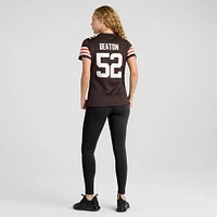 Maillot Nike Dawson Deaton Brown pour femme, joueur de match des Cleveland Browns