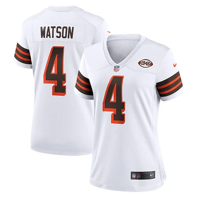 Maillot Nike Deshaun Watson pour femme, blanc, joueur des Cleveland Browns