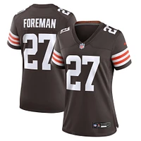 Women's Nike D'Onta Foreman  Brown Cleveland Browns Game Jersey