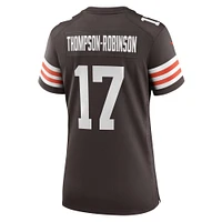 Women's Nike Dorian Thompson-Robinson  Brown Cleveland Browns Team Game Jersey