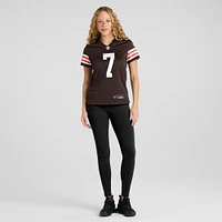 Maillot Nike pour femme Dustin Hopkins marron Cleveland Browns Team Game