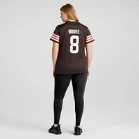 Maillot de match des Cleveland Browns Nike Elijah Moore Brown pour femme