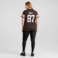 Maillot de match Nike Giovanni Ricci pour femmes, marron, Cleveland Browns