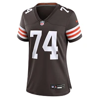 Maillot de match Nike Hakeem Adeniji pour femmes, marron, Cleveland Browns