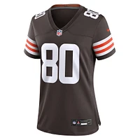 Maillot de match Nike Jamari Thrash Brown pour femme des Cleveland Browns