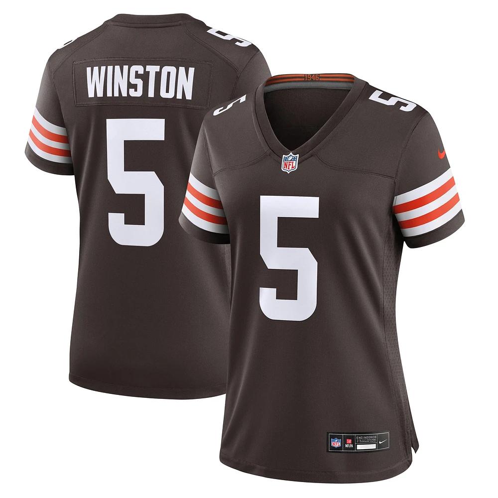 Women's Nike Jameis Winston  Brown Cleveland Browns Game Jersey