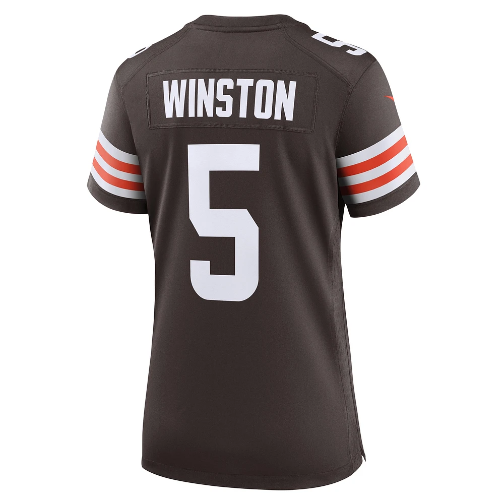 Women's Nike Jameis Winston  Brown Cleveland Browns Game Jersey