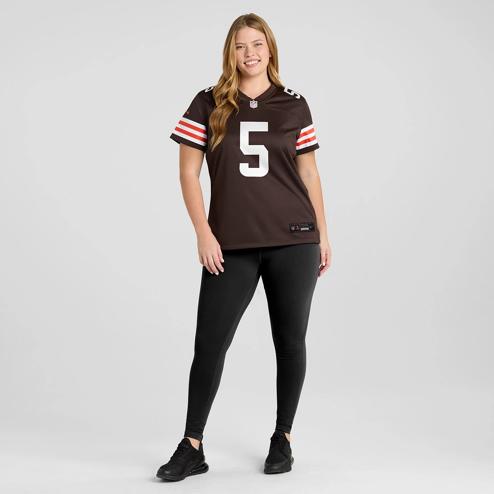 Maillot de match Nike Jameis Winston Brown Cleveland Browns pour femme